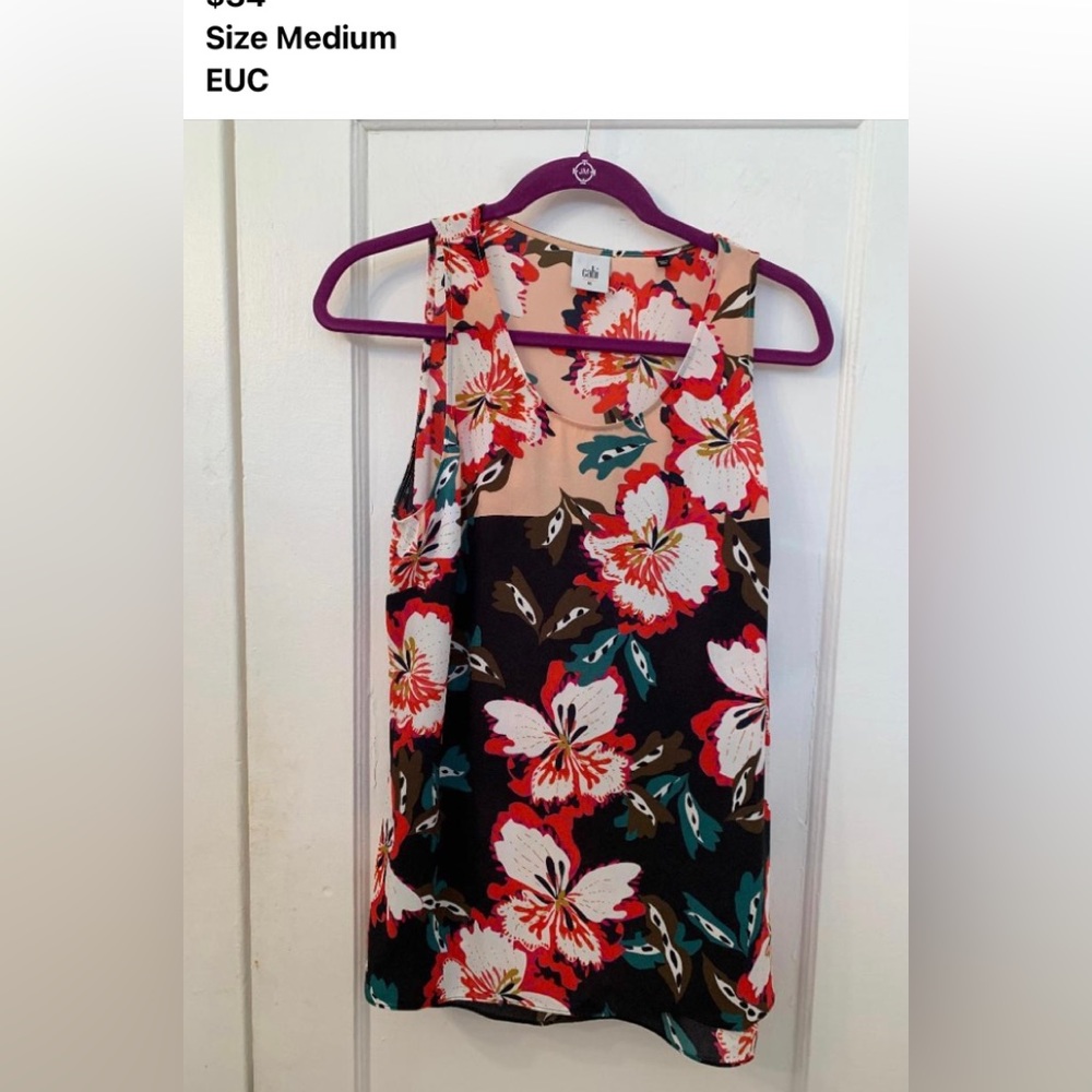 Cabi Hibiscus top size Med